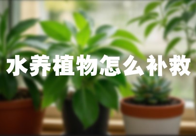 水养植物怎么补救